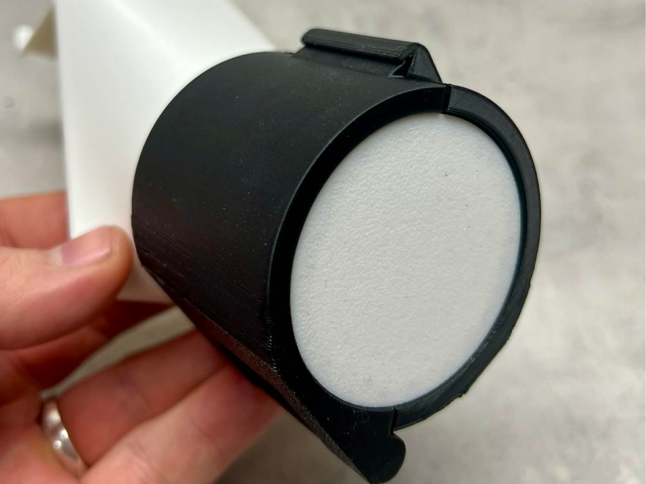 Blockoff for grooved pipes/poopchute