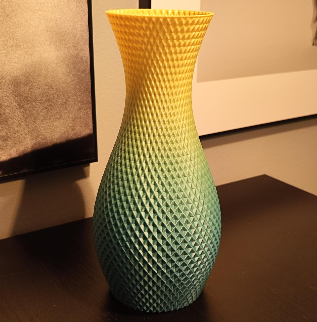 Squarepattern Vase