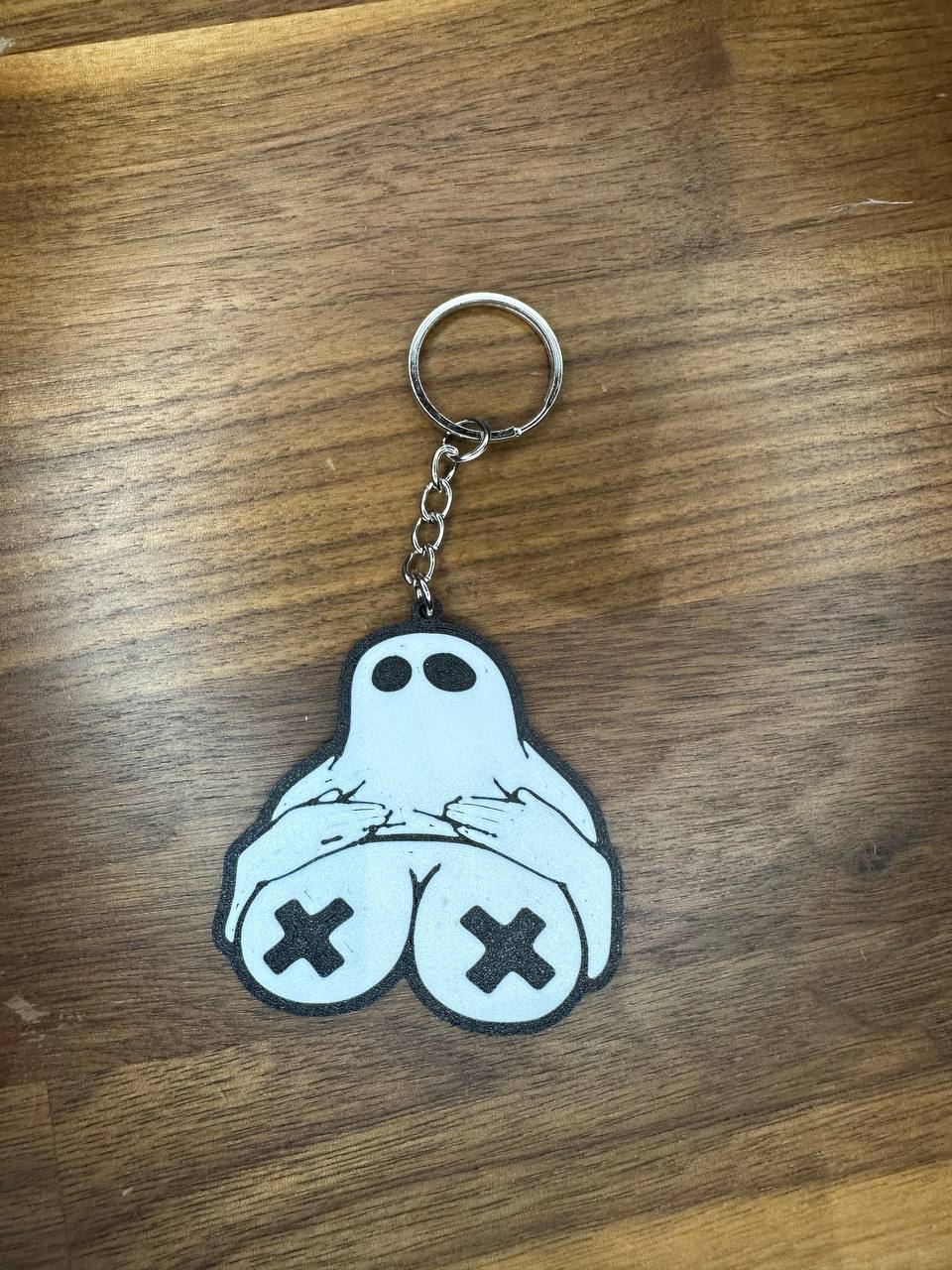 Ghost Boobs Keychain