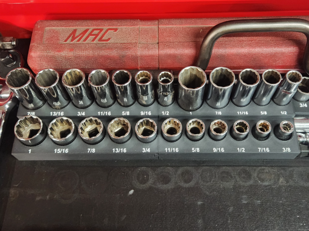 Craftsman 1/2" drive SAE Socket Holder