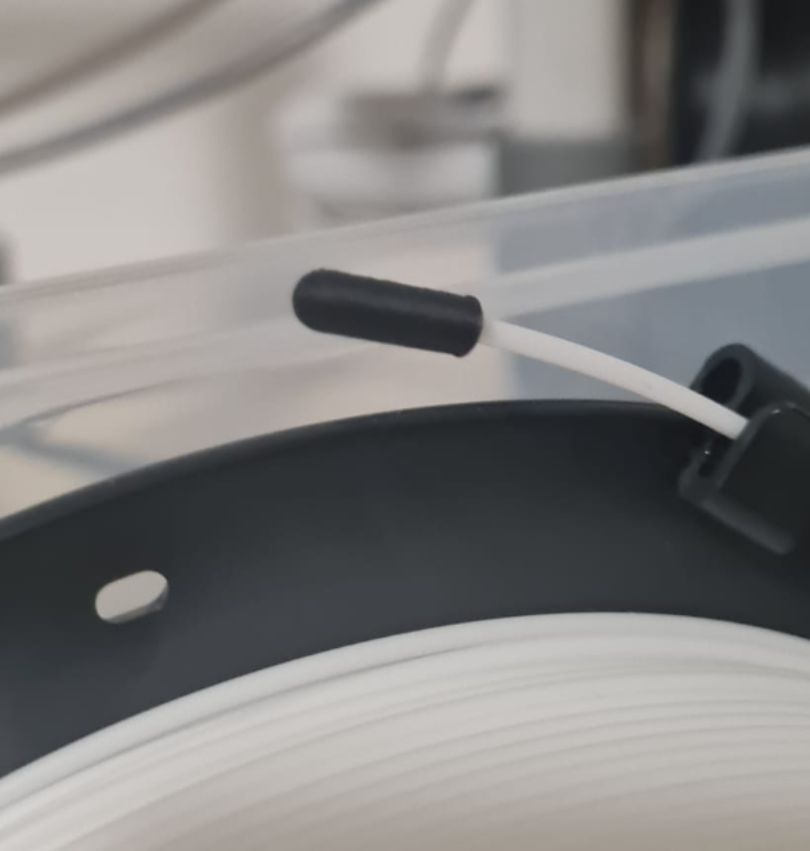 End filament cap. Filament cover
