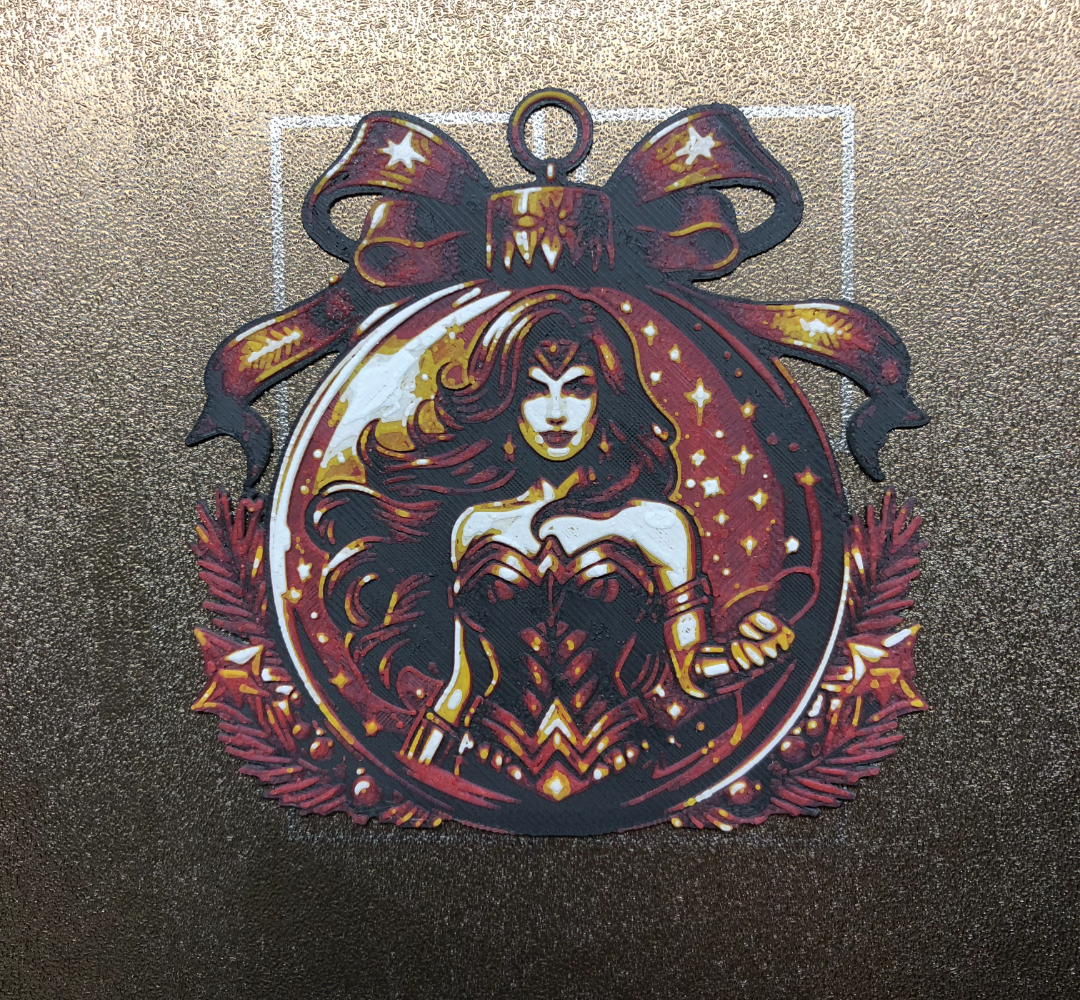 Wonderwoman christmas ball