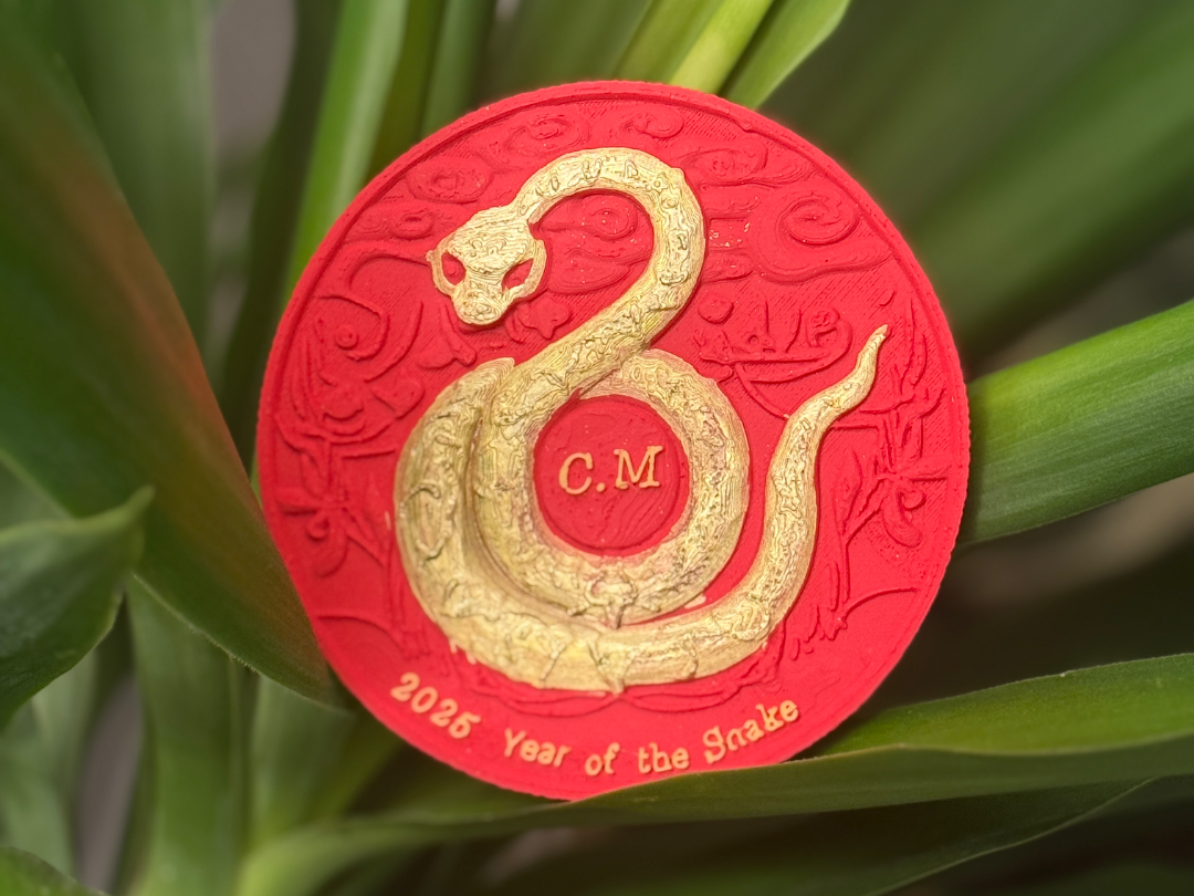 Lunar Year of the Snake – Gold Ounce Coin Model