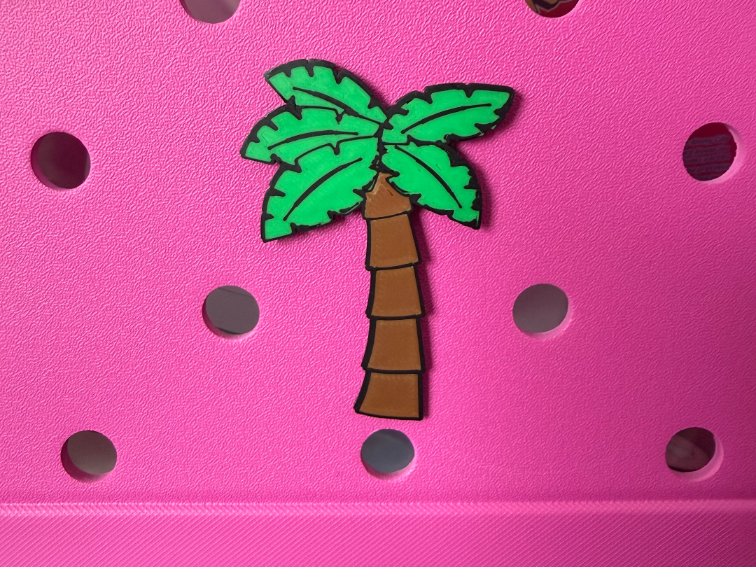 Bogg Bag Palm Tree Charm