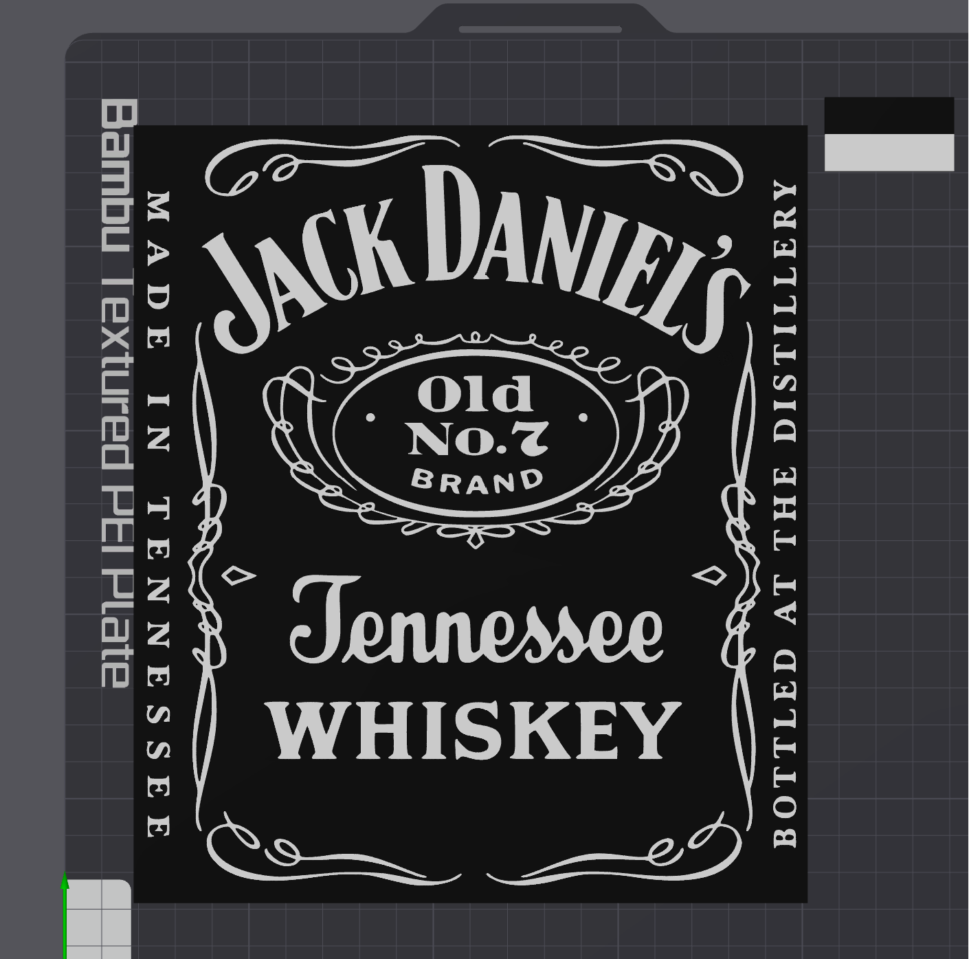 jack daniels plaque wall art
