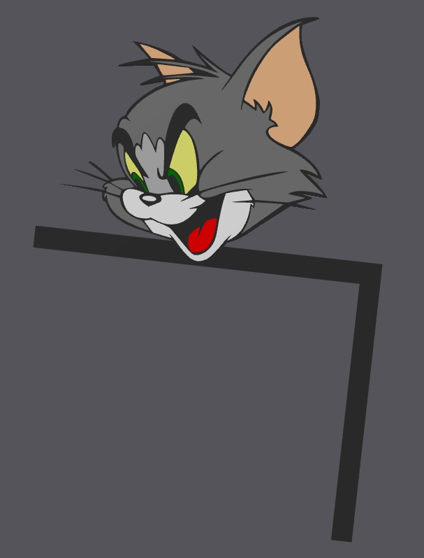 Tom from Tom and Jerry Door frame / name sign frame