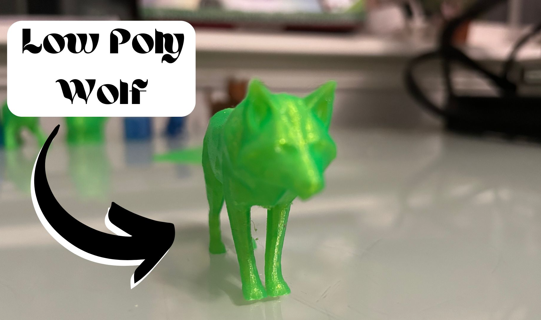 Low Poly Wolf