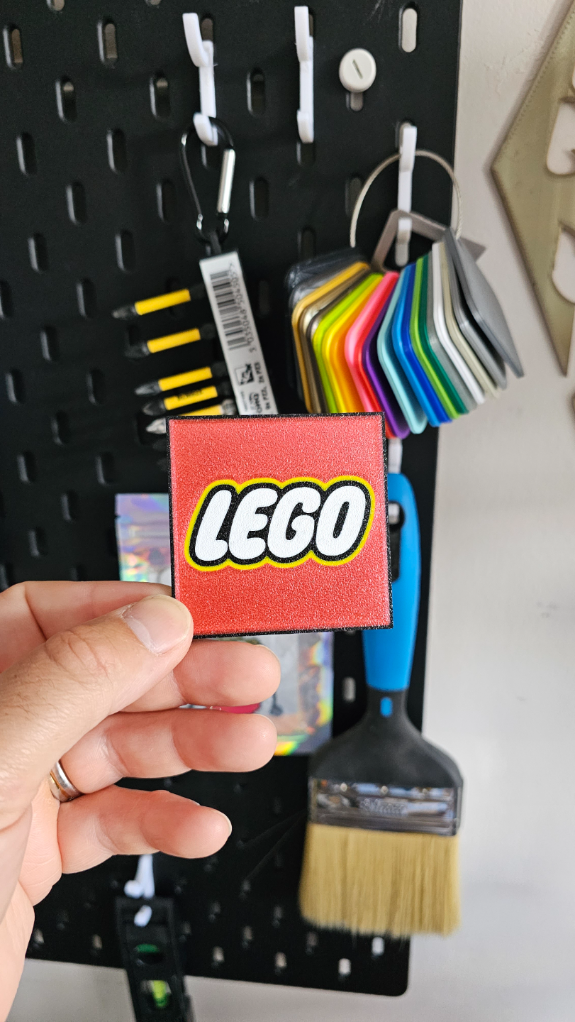 Brick based logo toolbox badge