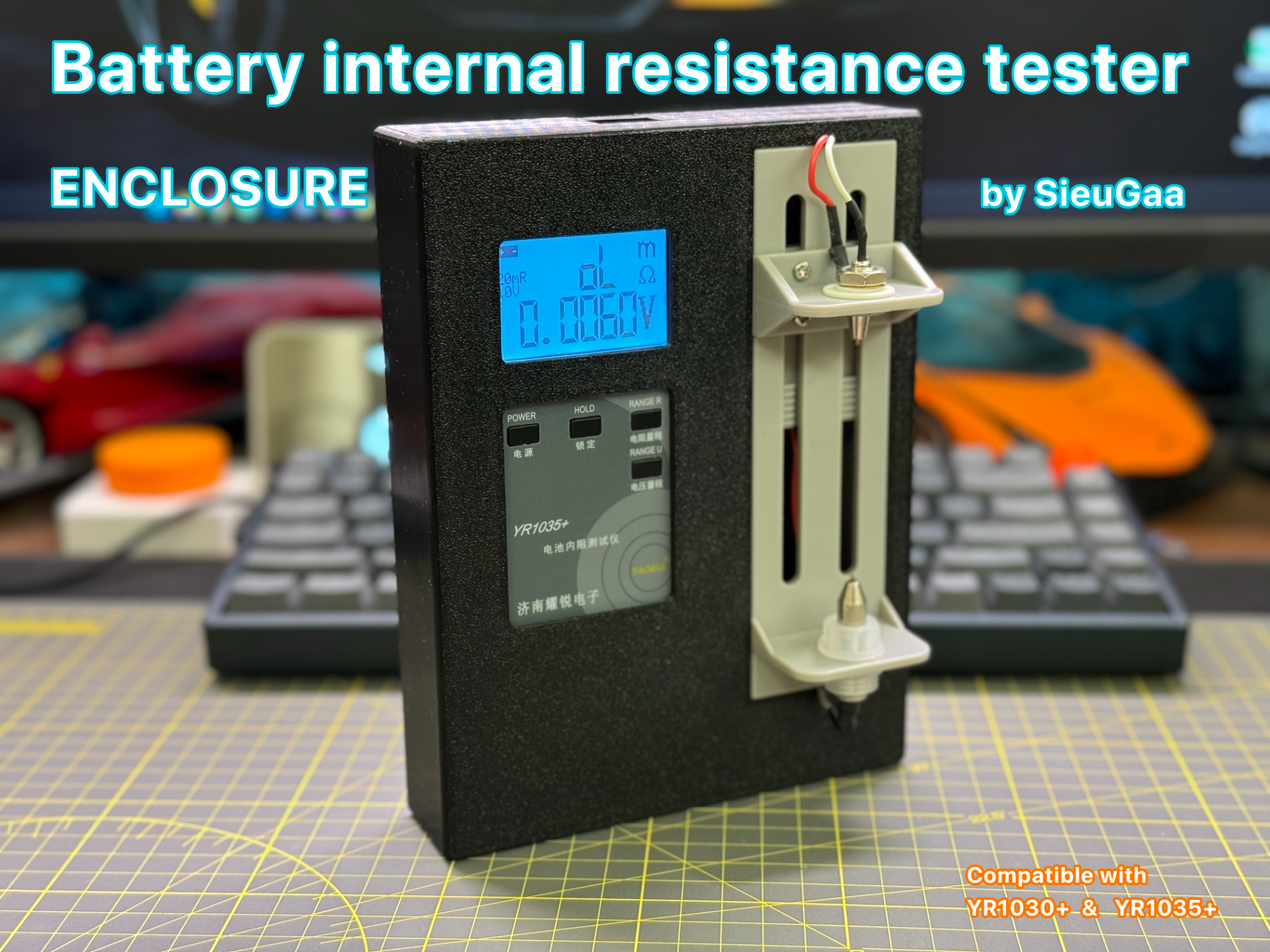 Housing YR1030 & YR1035 internal resistance tester