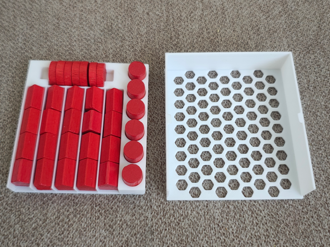 Caylus board game Player tray organizer