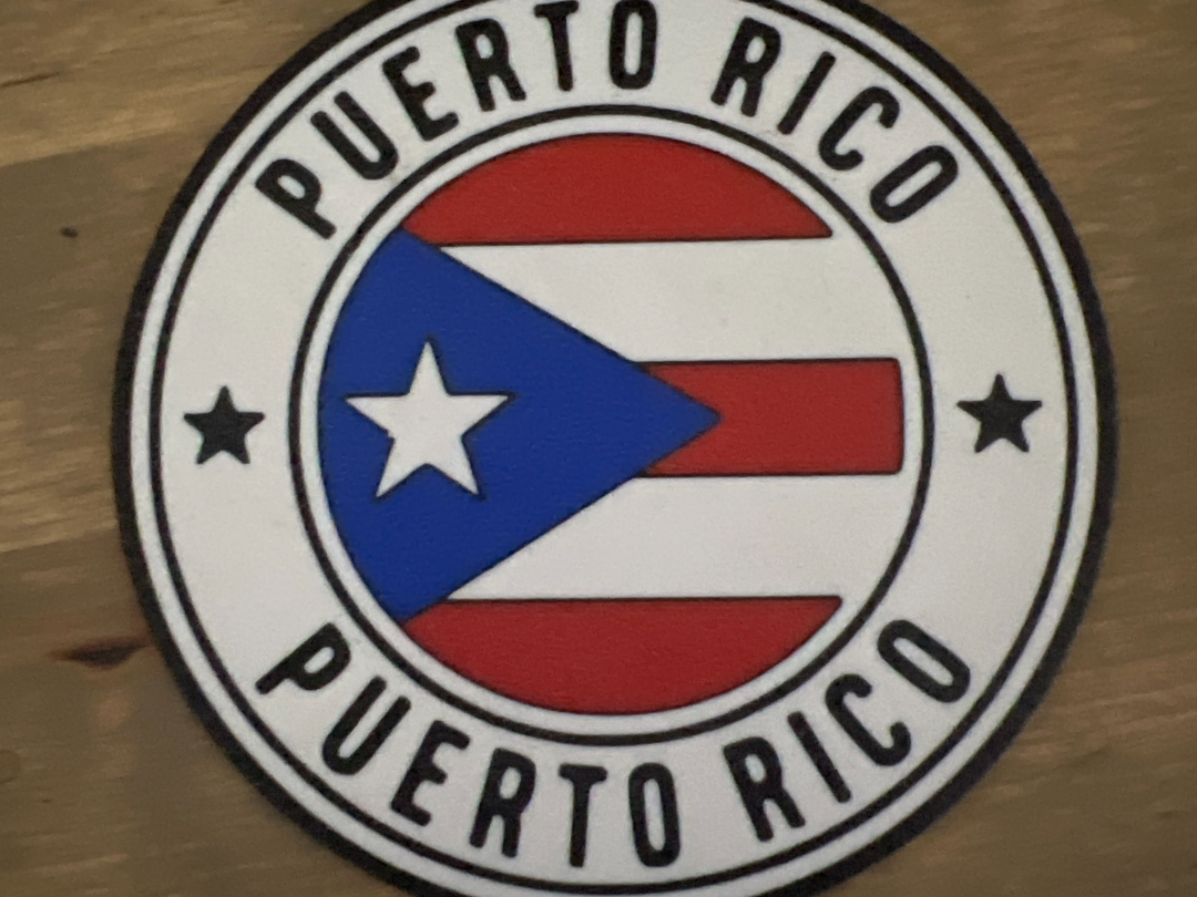 Puerto Rico Coaster - No Color Bleed