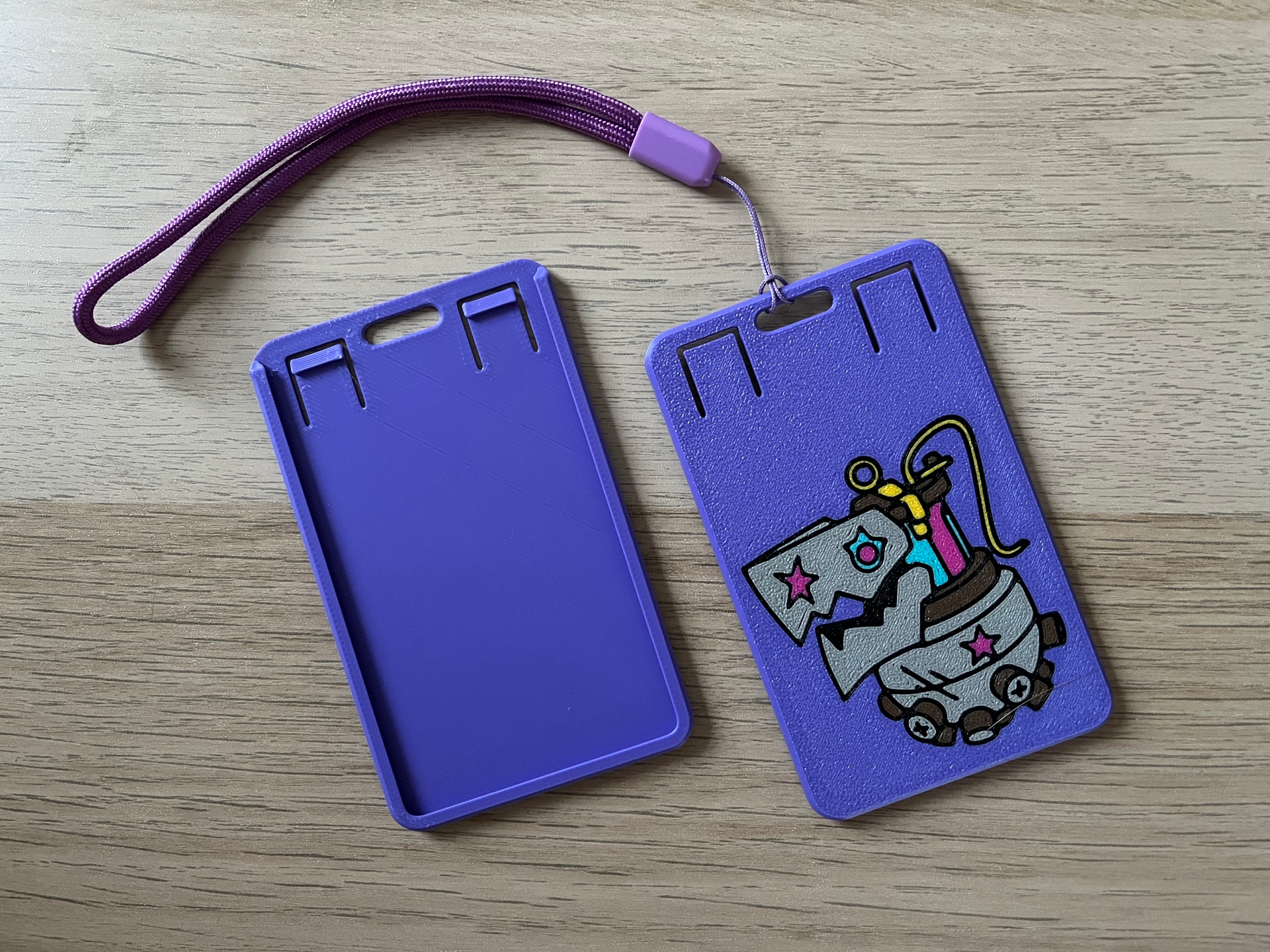 Jinx's Flame Chomper themed ID Card / Badgeholder