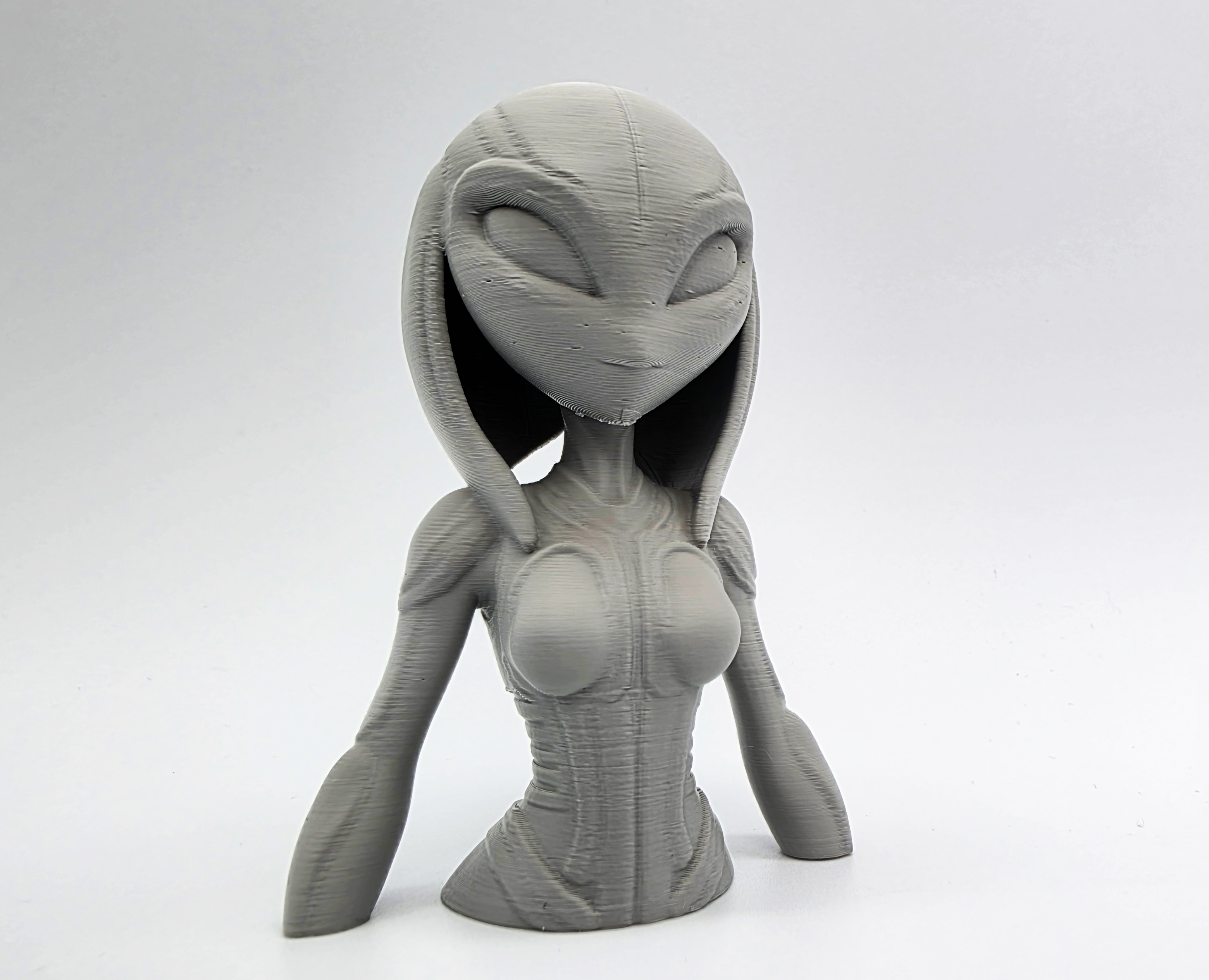 Female Insectoid Alien Sculpture