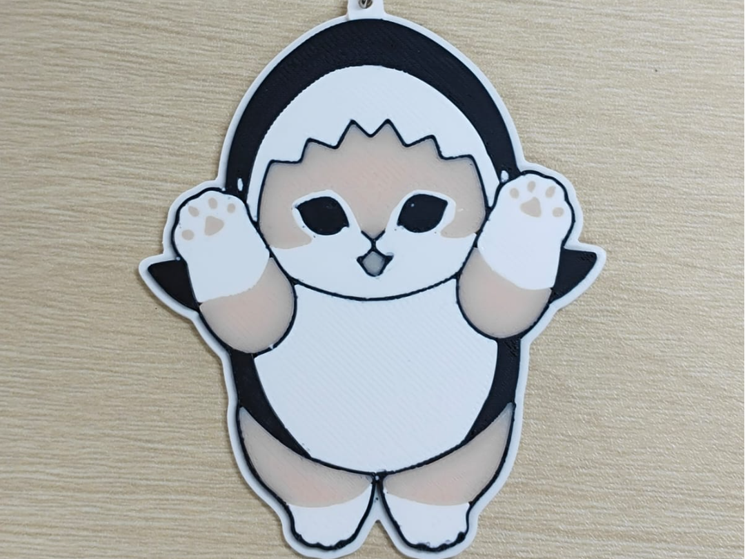 Mofusand Samenyan Keychain