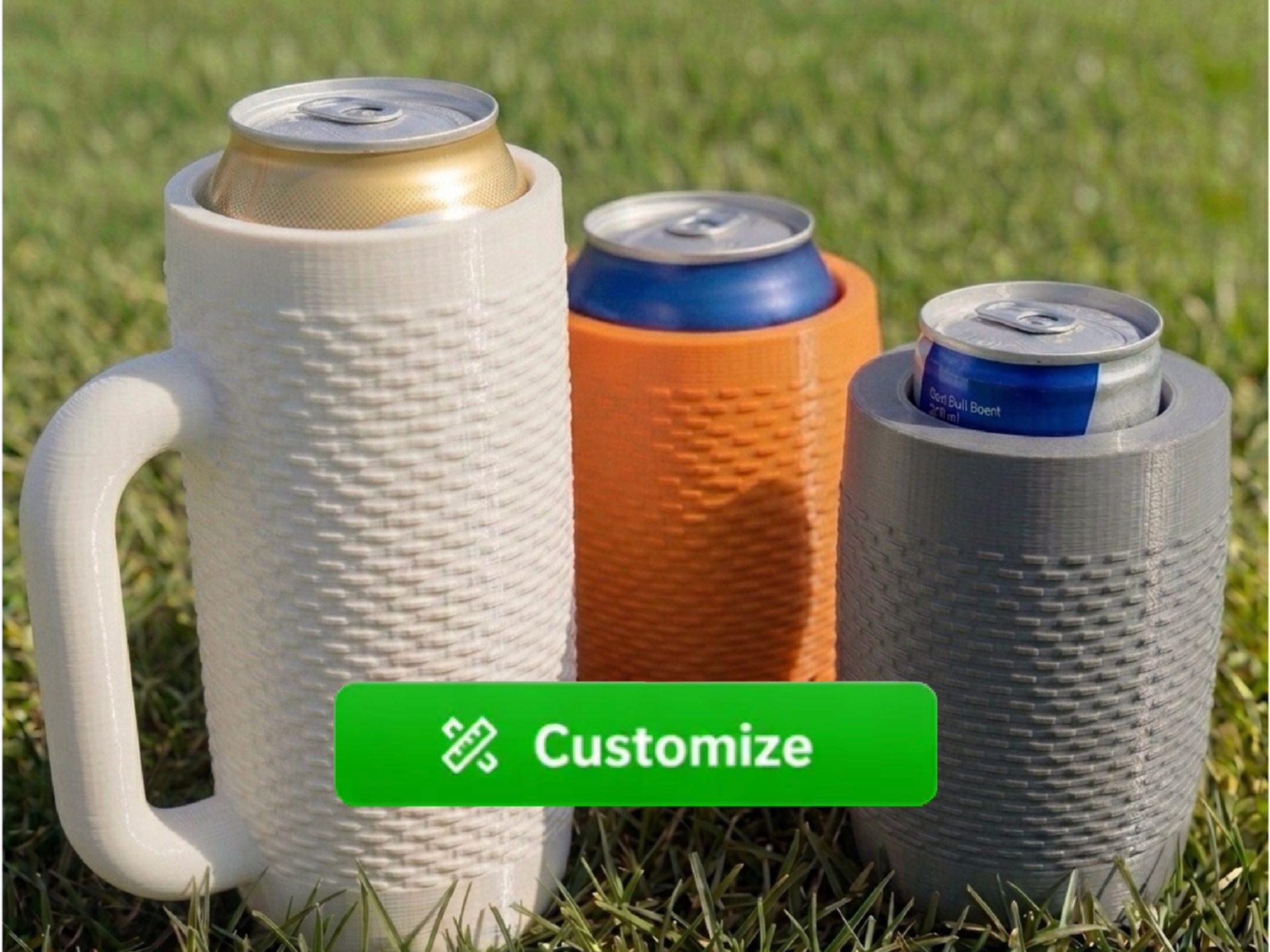 Parametric Insulated Can Mug / Cooler