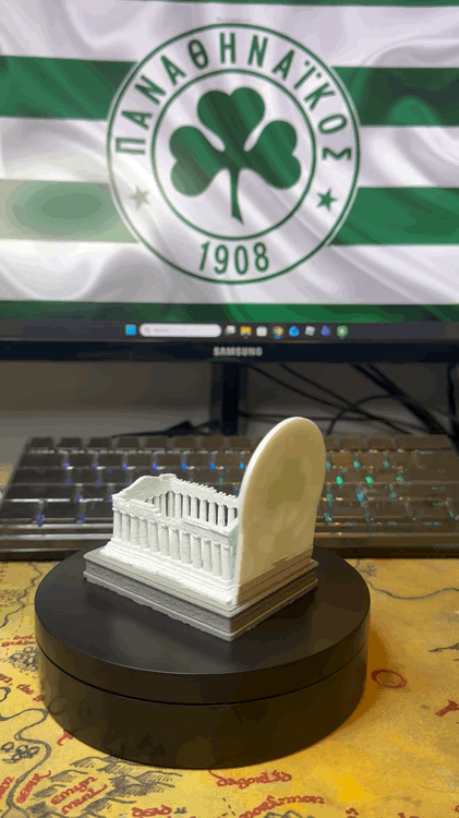 Παναθηναϊκός & Παρθενώνας - 3D Printed Stand