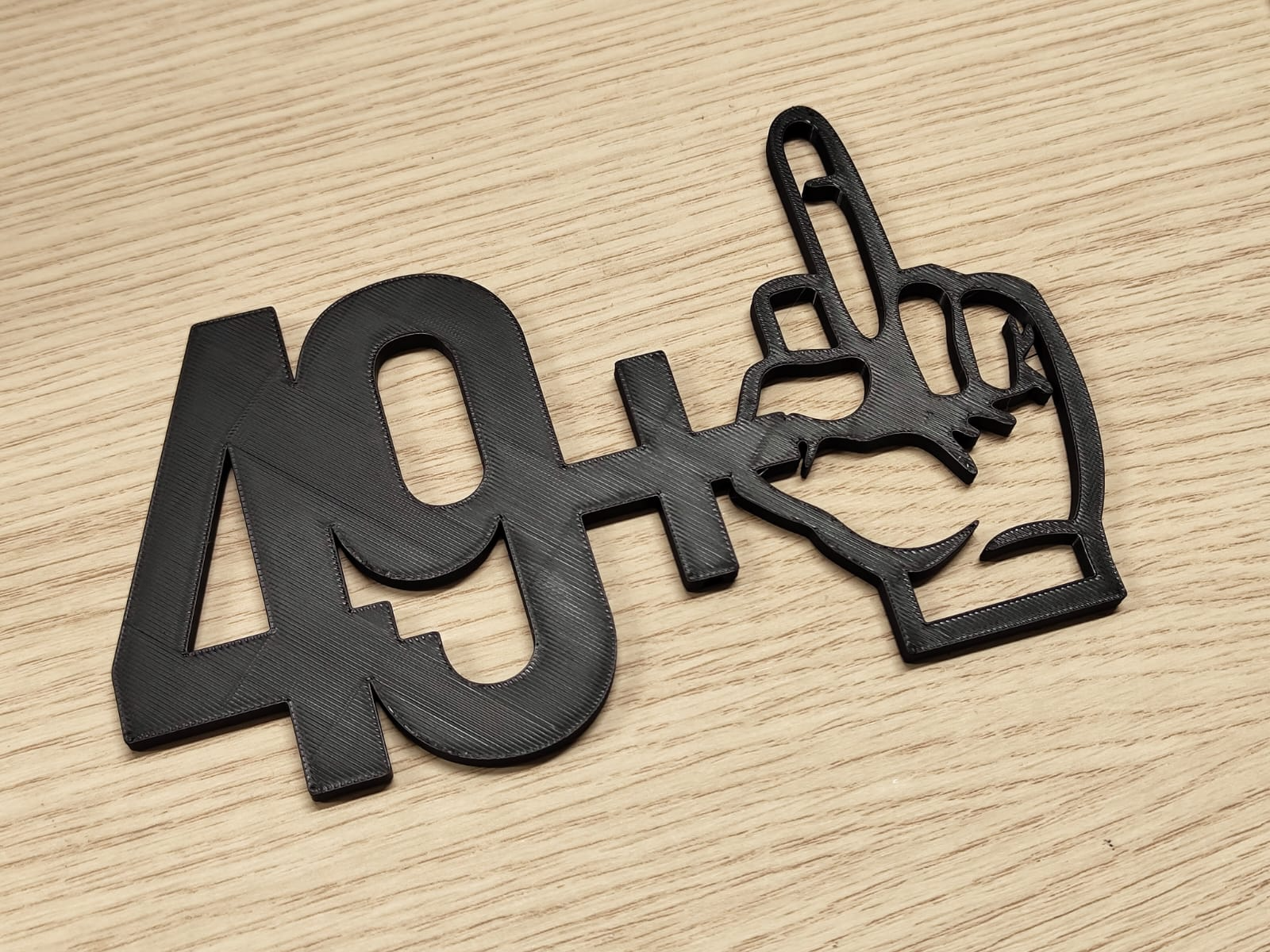 Cake topper 50 anni, 49 + 1