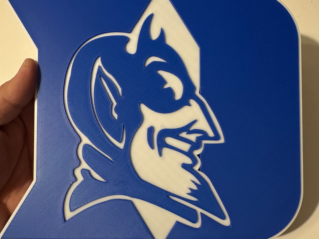 Duke Blue Devils Standing and Hanging Sign