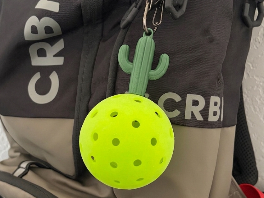 Pickleball Ball Holder - Cactus Bag Clip