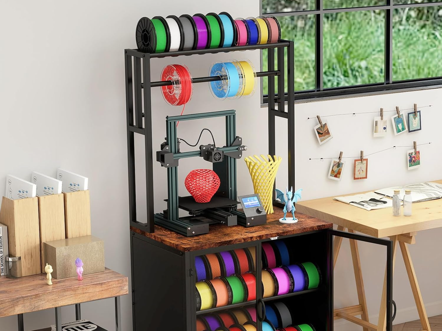 Cabinet Filament Riser for AMS Flipper/Riser