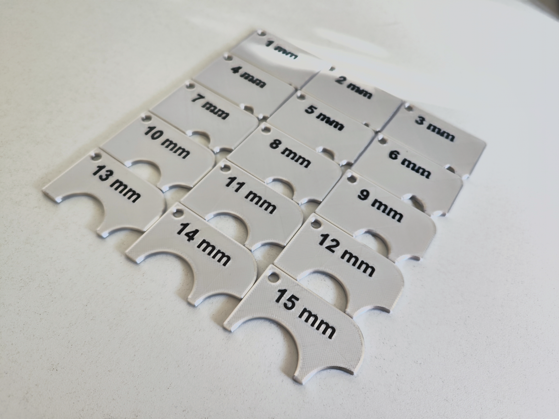 Radius Gauge Cards TwoColor AMS Version