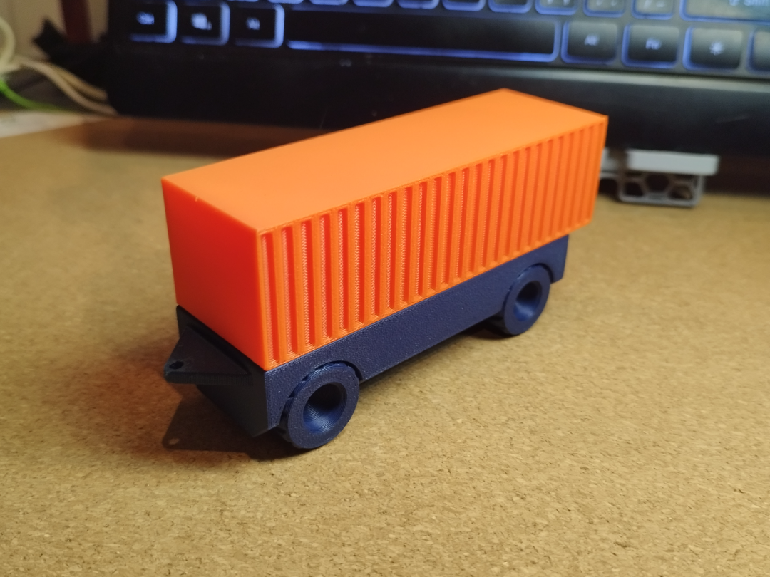 Print in Place Trailer with Container