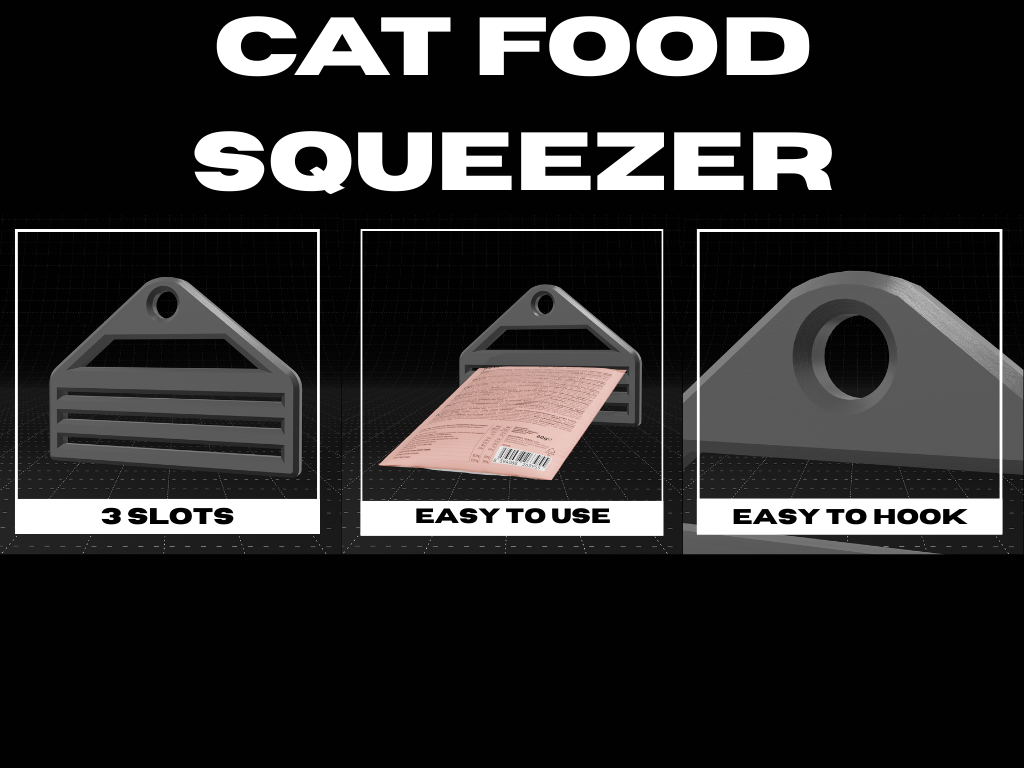Cat Food Squeezer – Pouch Clip