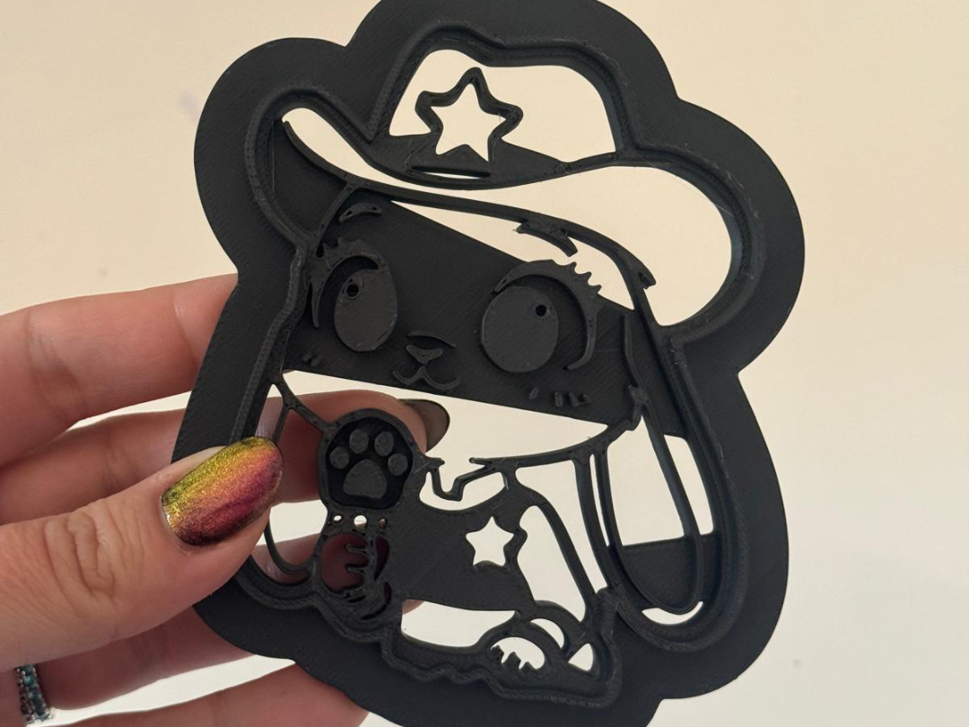 Cute Police Bunny Cookie Cutter