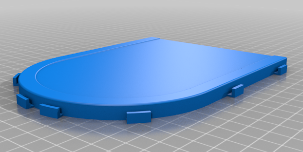 Scalextric R1 45 Inner Barrier (island)