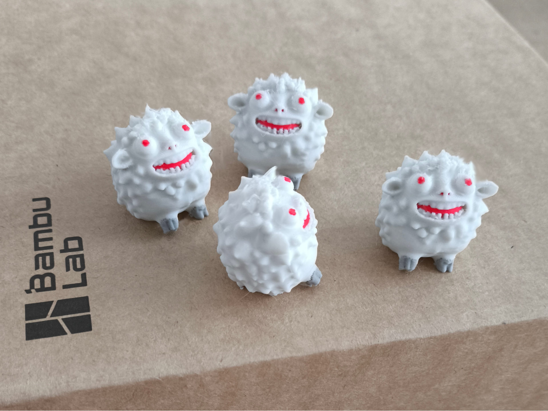 Creepy Mini Sheep (Pocket-Sized Horror Farm Decor)