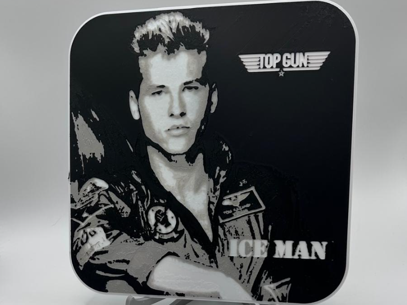 Front NEXT LEVEL Lightbox "ICEMAN" Top Gun