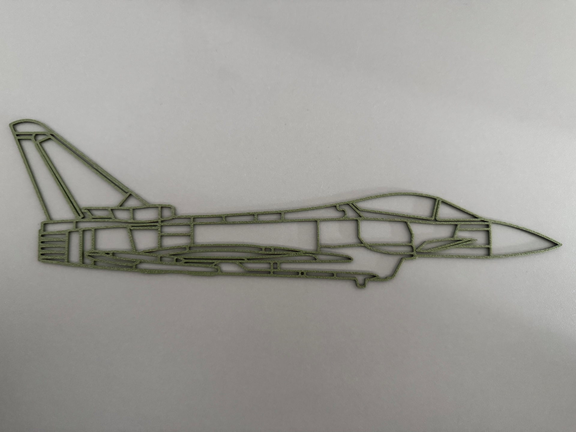Eurofighter Silhouette Wall Art