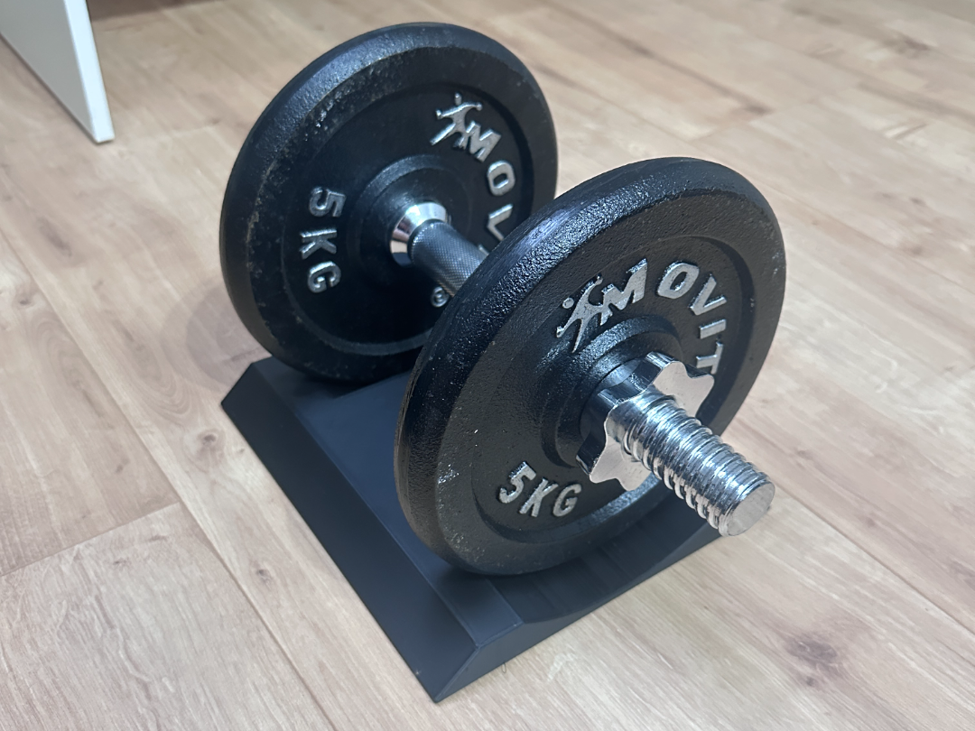 Ablage Kurzhantel / Placement of dumbbells