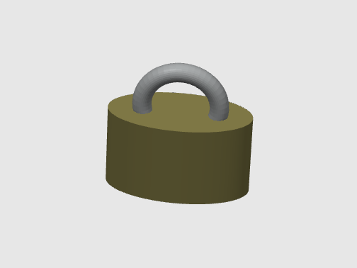 Fanny Fake Padlock