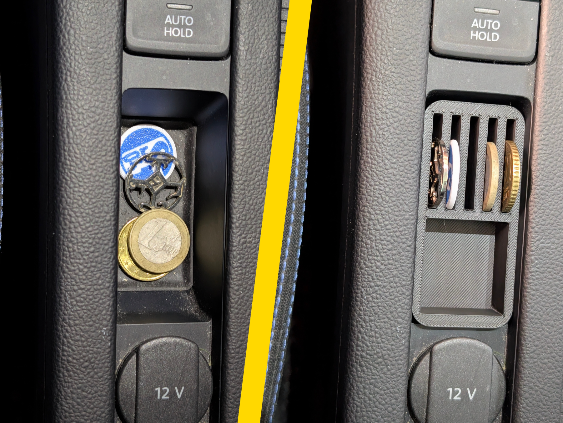 Münz-Aufbewahrung für VW Passat B8