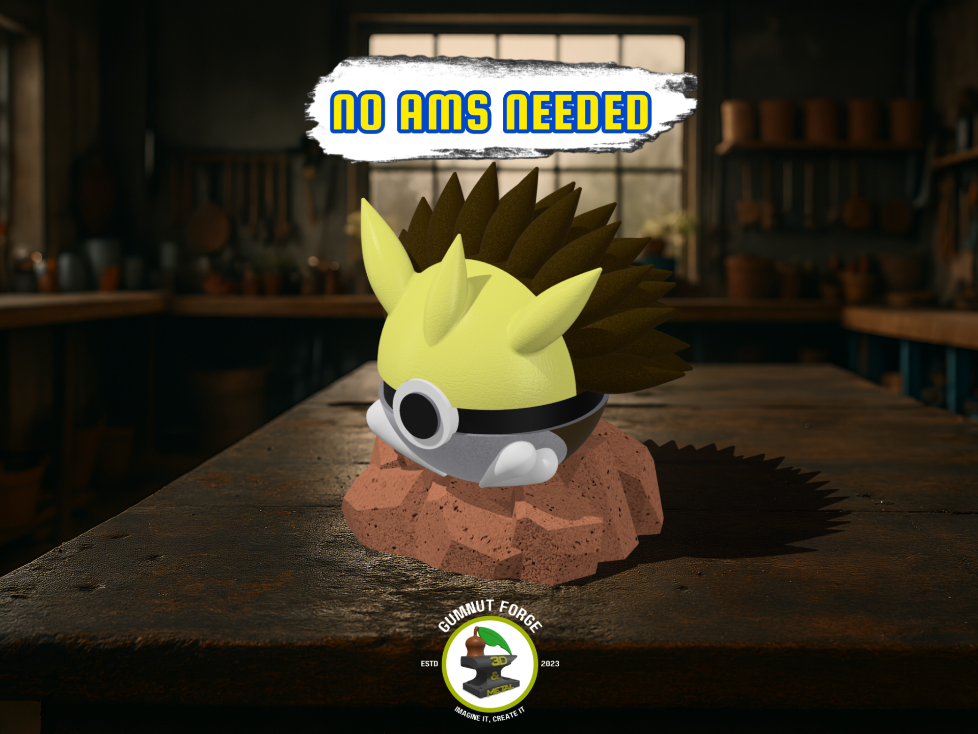 Sandslash Pokeball - MULTIPART