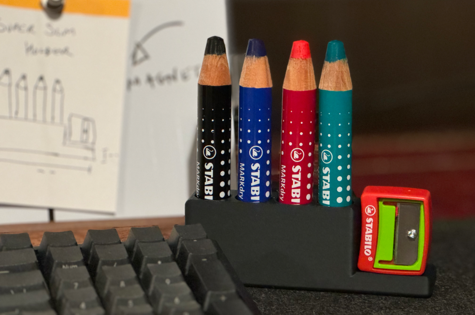 Stabilo Woody MARKDry compact magnetic stand
