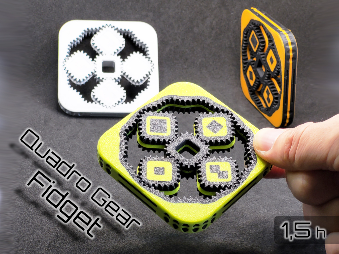 Quadro Gear Fidget Spinner