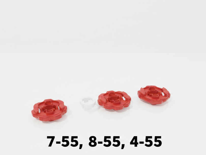 Beyblade x 8-55, 7-55, 4-55, 0-55 Simple Ratchet