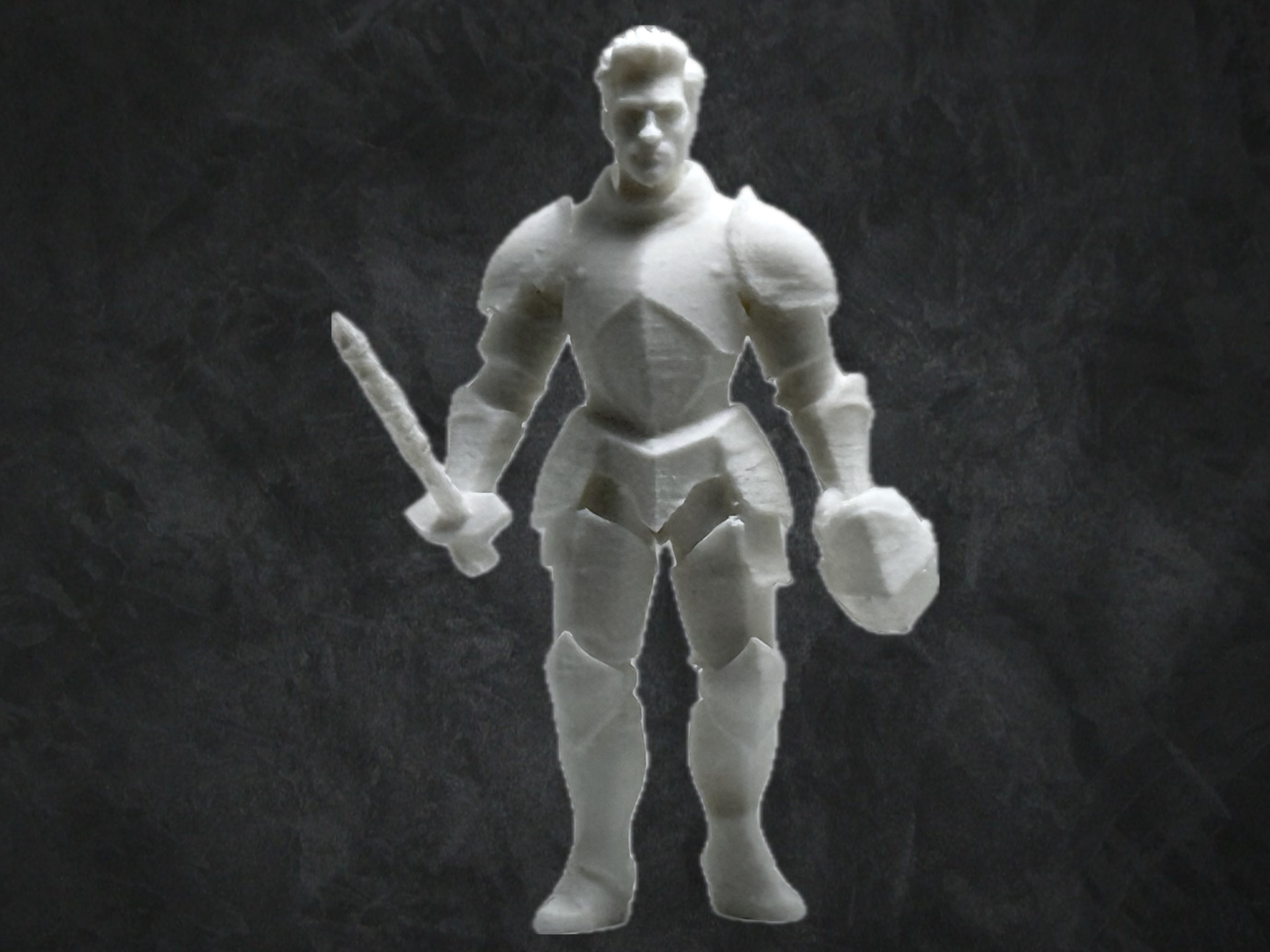 Battle-worn Male Knight