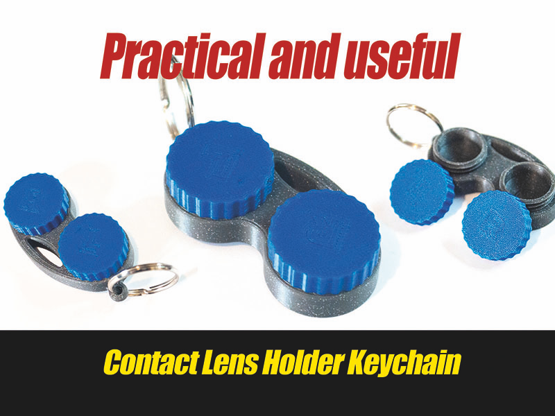 Contact lens case - keychain Portalenti a Contatto