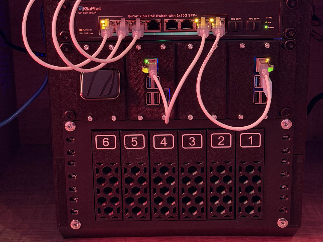 3.5" 6 slot Nas bay for 10" Rack
