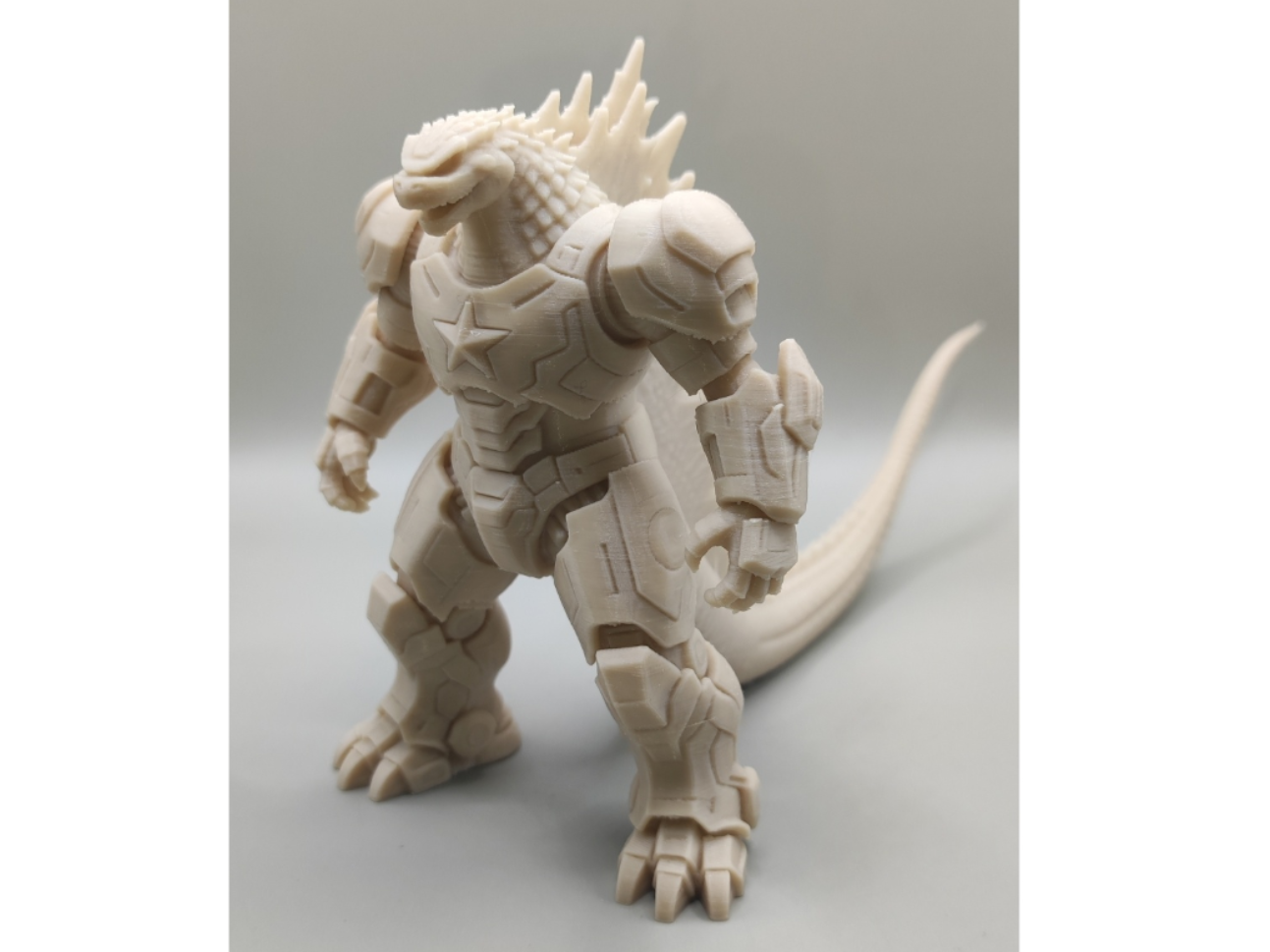 Ultra patriot mecha Mega lizard figurine