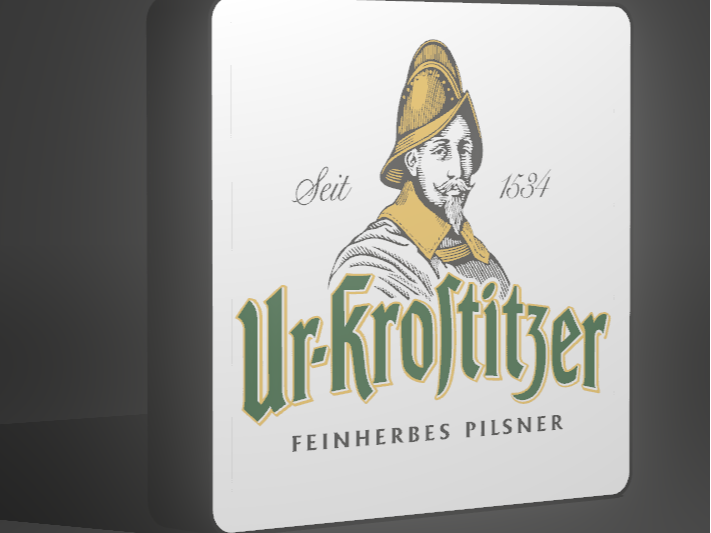 Lichtkasten Leuchtkasten Ur-Krostitzer