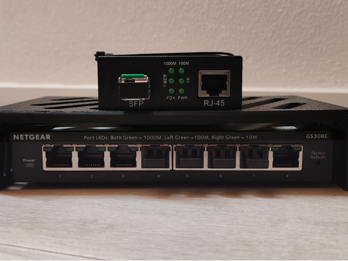 Mensola reggi media converter