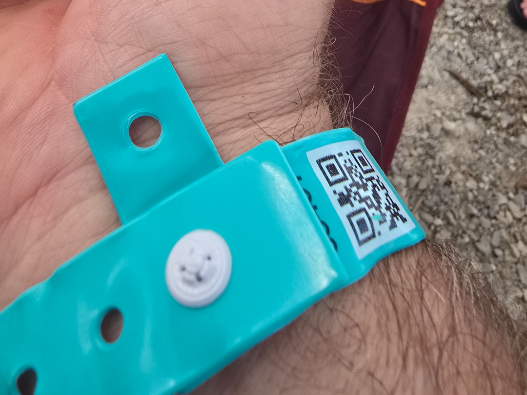 Vinyl Event Concert Wristband Snap