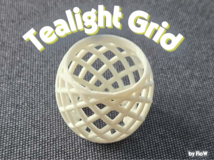 Tealight holder "Grid"