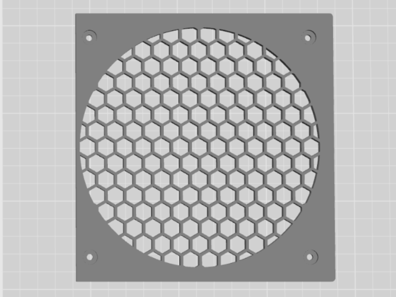 Dual 140 mm Fan Grill