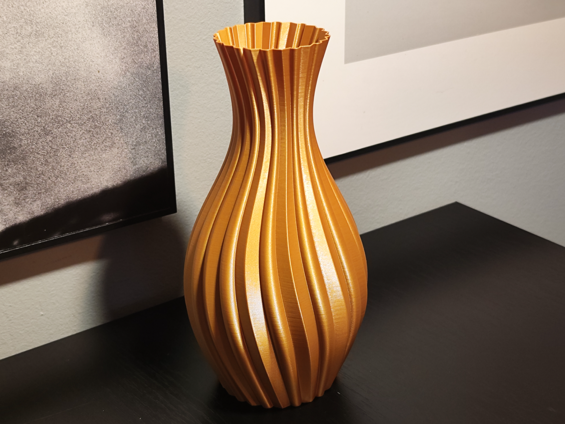 Elegant Twisted Vase