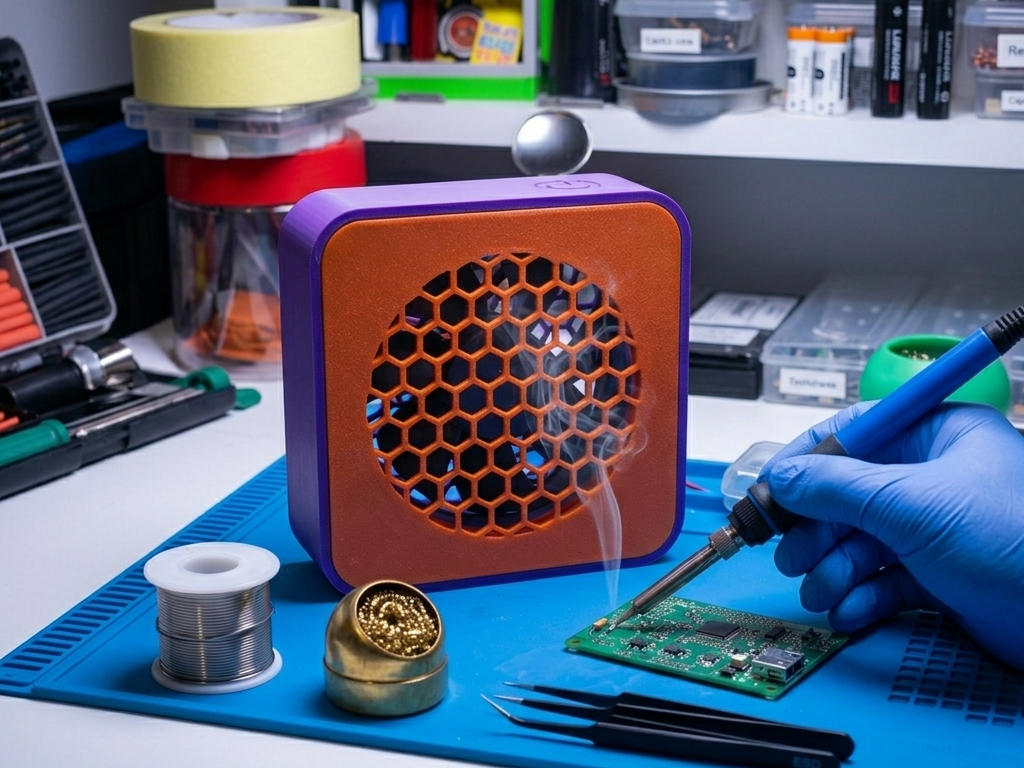 Soldering smoke extractor